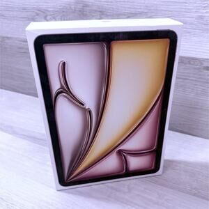 Apple iPad Air 11-inch M3 Empty Box Only 128GB Starlight Wi-Fi Cellular A3267